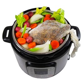 Regency Wraps Inst-A-Sock For All-in-One Multi-Cookers to Pressure, Slow Cook, Steam and Boil, Natural, 24 inch (pack of 3)