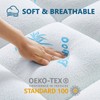 KELTARO Mattress Topper Full Size,Viscose Made from Bamboo Extra Thick