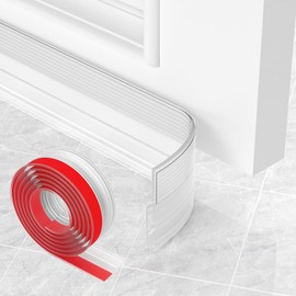 Door Draft Stopper,Door Sweep for Bottom of Door,Weather Stripping Door Seal,Under Door Gap Filler,Under Door Draft Stopper,Door Sweeps for Exterior Doors Draft Blocker Soundproof (78",Transparent)