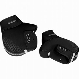 Komine AK-348 1300 Motorcycle Neoprene Handle Warmer, Plus Black, Free