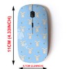 2.4G Wireless Mouse with Cute Pattern Design for All Laptops