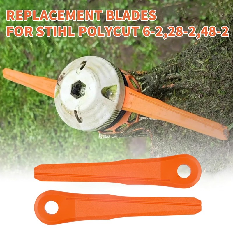 24 pieces of plastic knives for Stihl Polycut 6-2, 6-3,