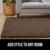 Gorilla Grip Soft Faux Fur Area Rug, Washable, Shed and
