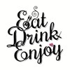 20 Napkins Eat, Drink and Enjoy | Saying | Text