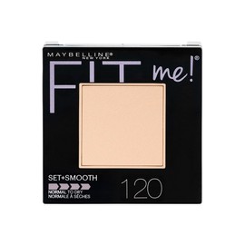 Maybelline New York Fit Me! Powder, 120 Classic Ivory, 0.3 Ounce
