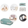WEZCHUGHAOL Leakproof Travel Soap Dish with Lid - Draining Soap