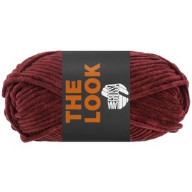 LANA GROSSA The Look Velvety Soft and Sturdy Chenille Yarn Hand Knitting Yarn Made of 100% Polyester 100 g Wool for Knitting and Crocheting 120 m Yarn