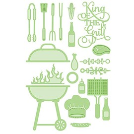 BBQ Grilling Tools Set Cutting Dies,DIY Scrapbooking Artist Metal Cutting Dies Stencils for DIY Scrapbooking Paper Cards Masking Decorative Crafts Supplies New 2019