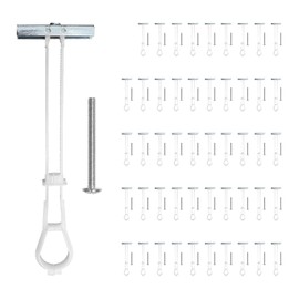 TITAN ANCHORS 50-Pack 1/4"-20 Heavy Duty Quick Toggle Anchors with Bolts Set | for Drywall, Metal Studs, and Concrete Block | Holds 260+ Lbs. | 50 Toggles + 50 Bolts