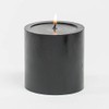 Richland 4"x4" Black Pillar Candle