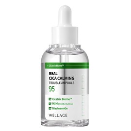Wellage Real Cica Calming 95 Trouble Ampoule 50ml / 웰라쥬 리얼 시카 카밍 95 트러블 앰플 50ml