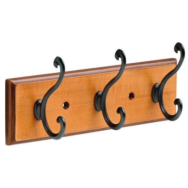 Franklin Brass FBLDSH3-512-R 9.5" Rail with 3 Scroll Hooks in