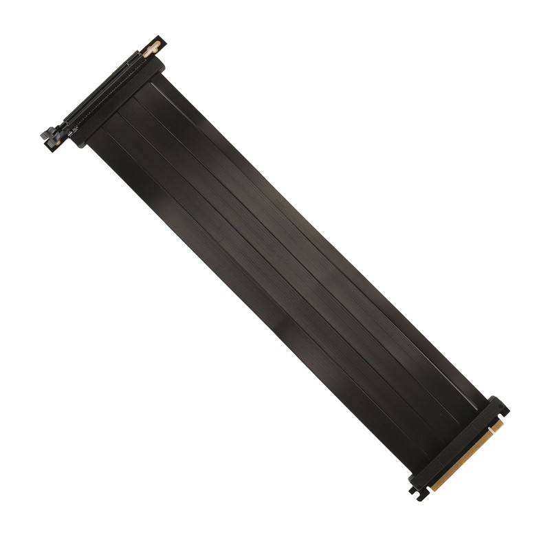 PCIE 4.0 X16 Riser Cable High Speed Flexible Shielding 90