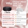 LitBear 100% Mulberry Silk Sleep Mask for Women & Men,