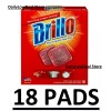 Brillo 18 PADS - Brillo Steel Wool Scouring Soap Pad