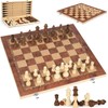 Backgammon, Wooden Chess Game, 3 in 1, Portable Wooden Chess