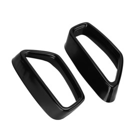 Exhaust Pipe Cover, Exhaust Tip Trim, 2pcs Exhaust Tailpipe Trim Exhaust Tail Pipe Tip Cover Gloss Black Replacement for 5 Series G30 G38 2018-2021 Car Tail Tip Pipe Trim Exhaust Muffler Covers