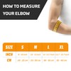 GORLETIC Elbow Compression Sleeves (Pair) - Elbow Support - Non-slip