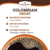 Fresh Roasted Coffee,100% Colombian Decaf, Kosher, EA Natural Decaf, K-Cup