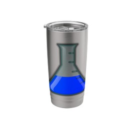 Science Chemistry Erlenmeyer Flask Stainless Steel Insulated Tumbler