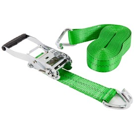 Keeper 47374 30' Chrome Ratchet Tie-Down, Green