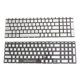 HP ENVY 15m-dr1000 15m-dr1011dx 15m-dr1012dx Keyboard Silver Backlit
