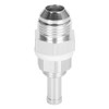Hose Barb, AN8 3/8 Flare Bulkhead Hose Barb Aluminum Alloy