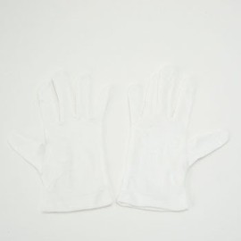 Quality Control Work Gloves, Cotton Smooth, Gusset, L: 40% Cotton, 100% Smooth Knitting, Gusset, 1003