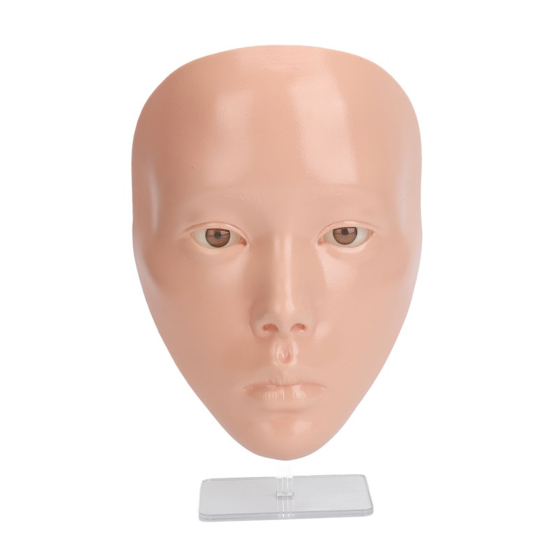 5D Cosmetic Practice Face Set Silicone Reusable Makeup Mannequin Face