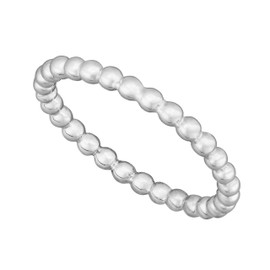 Sterling Silver Bubble Stacking Ring 2.5mm in sizes G-Z (N)
