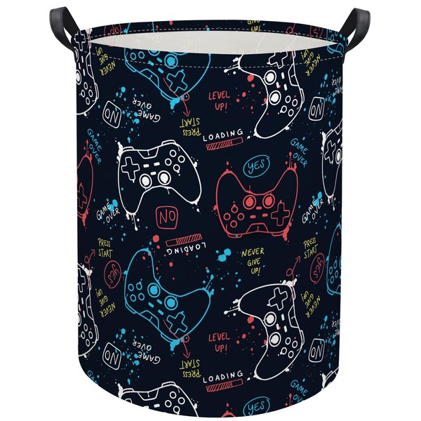HIYAGON Game Laundry Basket Boys Kids Baby Laundry Hamper Dirty