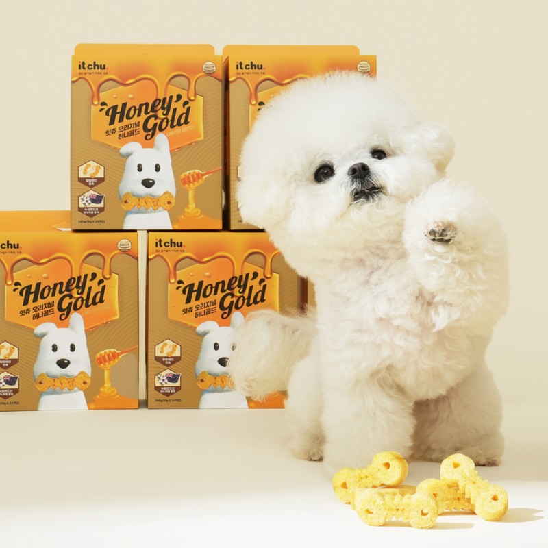 Fitpet Itchu Honey Gold Soft Dog Dental Chews 34 Count