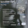 Warm White LED Snowflake Light 35cm x35cm Christmas Xmas