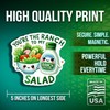 Funny Salad Magnet - Cute Food Art Fridge Magnet -