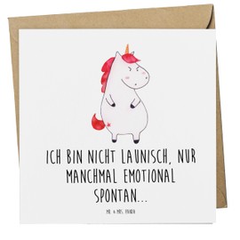 Mr. & Mrs. Panda Deluxe Karte Emotionen ausdrücken - Geschenk, spontan, Motivation, Hochwertige Grußkarte, Unterstützung, emotionale Aussagen,