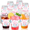 50 PCS Sweet Sassy and Seven Birthday Plastic Cups,12 OZ
