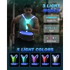 Fitense LED Reflective Running Vest with Phone Holder, 5 Colors
