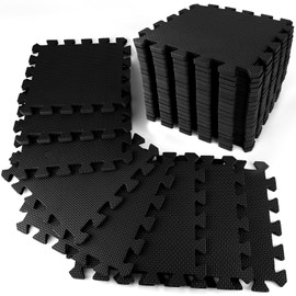 MAXTBEE 0.5in Thick Interlocking Gym Floor Mats (20 Sq Ft), 20 Tiles High Density EVA Foam Gym Flooring for Home Gym, Weightlifting, Kids Play Area, Non-Slip, Free Splicing.