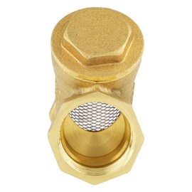 3/4" BSPP Female Thread Filter Valve Connector Y Shaped Brass Ball Valve for Oil Water Separation