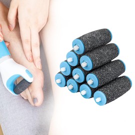 10 Stück Ersatzrollen Kompatibel mit Scholl Velvet Smooth,Scholl Hornhautentferner Ersatzrollen,Ersatzrollen Hornhautentferner für Scholl Velvet Smooth Hornhautentferner Nachfüll-Rollen