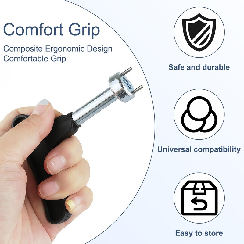 Debbery Golf Spike Removal Tool, Stainless Steel Golf Spike Wrench,