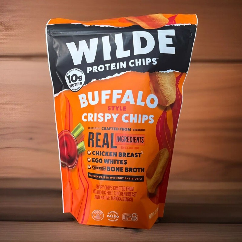 Wilde Protein Chips Buffalo Style Chrispy Chips Keto Friendly 10g