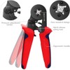 Ferrule Crimping Tool Kit, Preciva AWG23-7 Self-adjustable Ratchet Wire Crimping