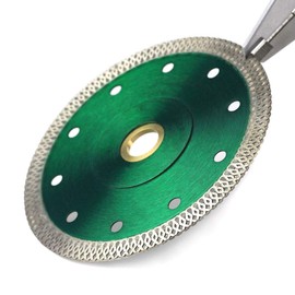 Porcelain-Blade 5 Inch, Tile-Blade Super Thin Ceramic Diamond Saw Blades for Grinder Tile Cutter with Adapter 7/8",20mm,5/8 Inch Abor