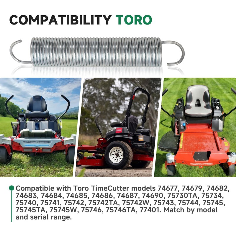 FSuizn 138-7265 Extension Spring Compatible with Toro Zero Turn Mowers