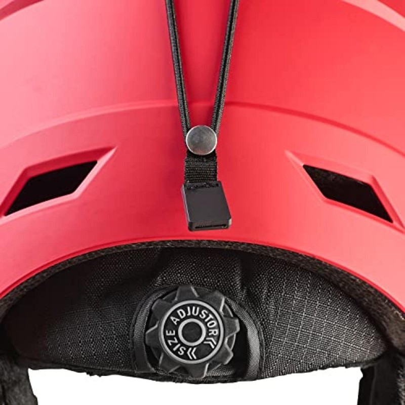 BLACK CREVICE Gerlos Ski Helmet Red, M (54-57 cm)