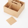 Muji 44310236 Wooden Tool Box, W x D x H: