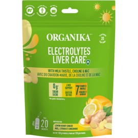 Organika Electrolytes liver care- Liver Support + Protection, immune Support and Sugar-Free 6g x 20ct