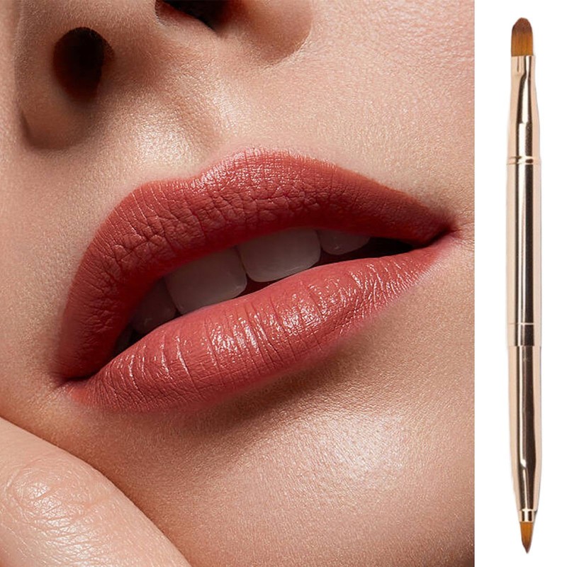 Lip Brush for Lipstick - Portable Makeup Applicator for Lipstick