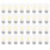 Jslinter 50-Pack 2W S14 LED String Light Bulbs, 120LM, 2700K